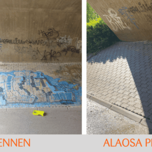 GraffiPOIS Huokoiset pinnat