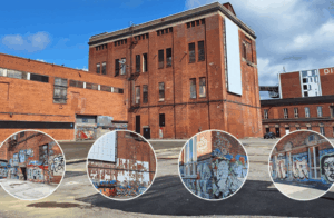 Hiedanranta Tampere. Käsittely Soledo Graffitisuojalla