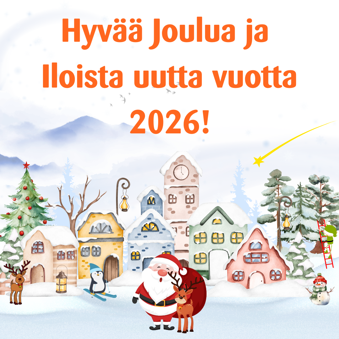 Hyvää joulua ja onnellista uutta vuotta 2026